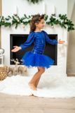 Tricou WAVE royal blue glitter