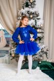 Tricou WAVE royal blue glitter