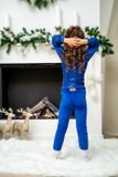 Tricou WAVE royal blue glitter