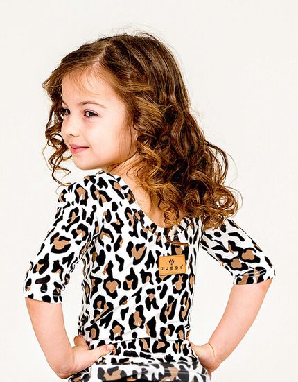 Tricou BODY 3/4 mâneci leopard