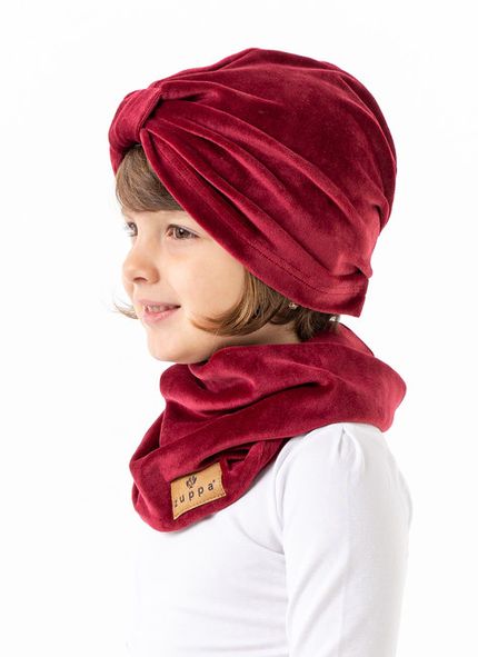 Turban velvet burgundi